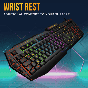 Lapcare Champ RGB Gaming Keyboard | Multi Key Anti ghosting | LGK-102