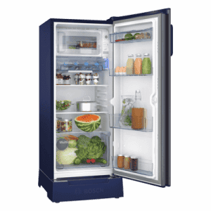 Bosch Series 4 Single Door Refrigerator | 207 L | 4 Star | Direct Cool | Dark Lake | CST20U14PI