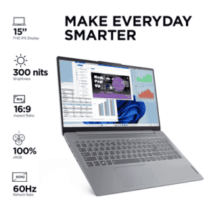 Lenovo IdeaPad Slim 3i Laptop | Intel Core i7 13th Gen | 16GB | 512GB | Arctic Grey | 83EM00GYIN