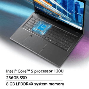 Acer Aspire 15 A15-51M Laptop | Intel Core 5 120U | 16 GB | 512 GB SSD | Steel Gray | NX.KS7SI.001