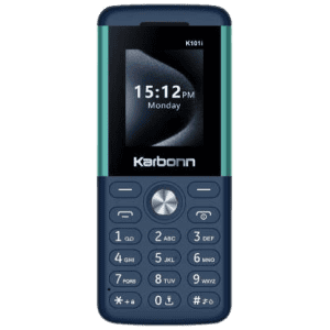 Karbonn K101i Dual SIM Keypad Mobile | 32GB | Blue and Light Blue