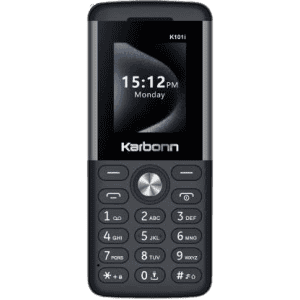 Karbonn K101i Dual SIM Keypad Mobile | 32GB | Black Grey