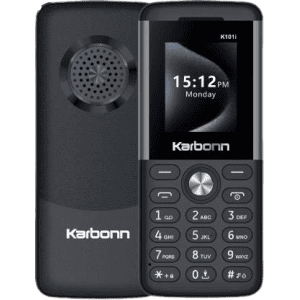 Karbonn K101i Dual SIM Keypad Mobile | 32GB | Black Grey