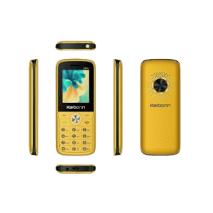 Karbonn K201i Keypad Mobile | 1000mAh | Yellow Black