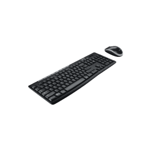 Logitech Media Set MK200 Keyboard Optical Mouse Set | Full Size Wired and High Definition | Black