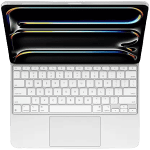Apple Magic Keyboard for iPad Pro 13" | M4 Bluetooth Tablet Keyboard | White | MWR43HN/A