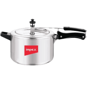 Impex Instar IB5 Inner Lid Induction Bottom Pressure Cooker | Aluminium | 5 L | Silver