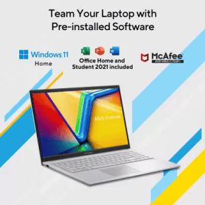 ASUS Vivobook 15 | Intel Core i3 12th Gen 1215U | 16 GB | 512 GB SSD | Cool Silver | X1504ZA-NJ342WS