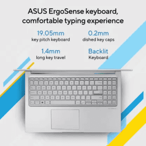 ASUS Vivobook 15 | Intel Core i3 12th Gen 1215U | 16 GB | 512 GB SSD | Cool Silver | X1504ZA-NJ342WS