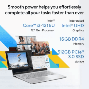 ASUS Vivobook 15 | Intel Core i3 12th Gen 1215U | 16 GB | 512 GB SSD | Cool Silver | X1504ZA-NJ342WS