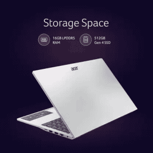 Acer Aspire Lite AL15-52H Thin and Light Laptop | AL15-52H | 12 GB | 512 GB SSD | Pure Silver | UN.347SI.007