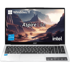 Acer Aspire Lite AL15-52H Thin and Light Laptop | AL15-52H | 12 GB | 512 GB SSD | Pure Silver | UN.347SI.007