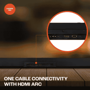 JBL Cinema SB180 Bluetooth Soundbar | 220 W | Wireless Subwoofer | Extra Deep Bass with Remote | Black | JBLSB180BLKIN