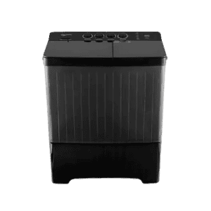 BPL Semi Automatic Top Loading Washing Machine | 8 kg | Grey & Black | BWS-N80ETBKD