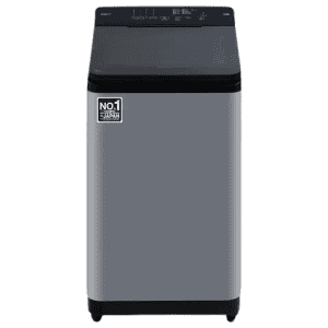 Panasonic 8 kg Fully Automatic Top Load Washing Machine | Eco wash | Charcoal Inox Grey | NA-F80X11CRB