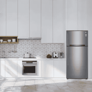 LG Frost Free Double Door Refrigerator | 506 L | 1 Star | Smart Inverter Compressor | Wi-Fi | Hygiene Fresh+ | Shiny Steel Finish | GN H702HLHM