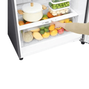 LG Frost Free Double Door Refrigerator | 506 L | 1 Star | Smart Inverter Compressor | Wi-Fi | Hygiene Fresh+ | Shiny Steel Finish | GN H702HLHM