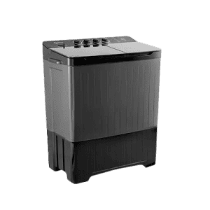 BPL Semi Automatic Top Loading Washing Machine | 8 kg | Grey & Black | BWS-N80ETBKD