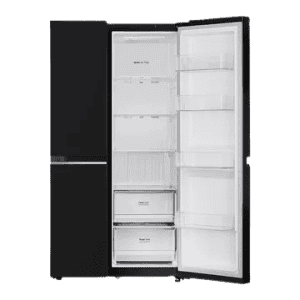 LG 650 L Side by Side Refrigerator | 3 Star | Frost Free | Western Black | GLB257HWB3