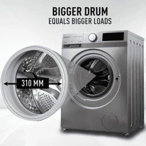 Panasonic WiFi Fully Automatic Front Load Washing Machine | 9 kg | 5 Star | Dark Silver | NA-149MR2L01