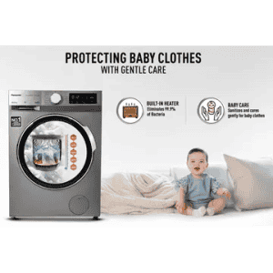 Panasonic WiFi Fully Automatic Front Load Washing Machine | 9 kg | 5 Star | Dark Silver | NA-149MR2L01