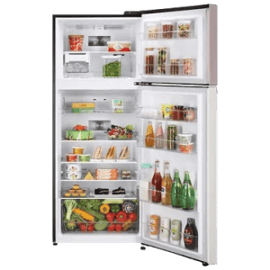 LG Double Door Convertible Refrigerator | 398 L | 2 Star | Frost Free | Clay Pink Tango | GL-S422SPTY EPTZEBN