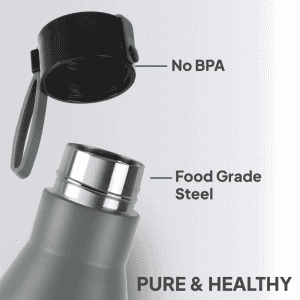 Cello Maestro 750 ml Flask | Stainless Steel | Grey