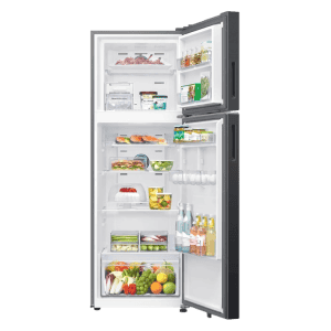 Samsung Double Door Refrigerator | 350 L | Black Matt | RT38DG5A4DB1HL