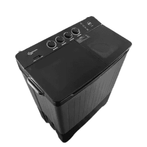 BPL Semi Automatic Top Loading Washing Machine | 8 kg | Grey & Black | BWS-N80ETBKD