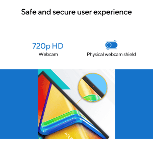 Asus Vivobook 15 Laptop | Intel Core i3 | 12th Gen 1215U | 16 GB | 512 GB SSD | Quiet Blue | X1504ZA-NJ341WS