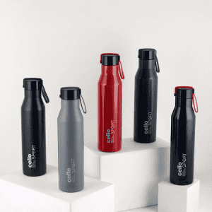 Cello Maestro 750 ml Flask | Stainless Steel | Grey