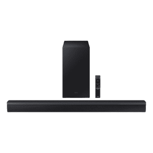 Samsung Dolby Audio Soundbar | 300W | 2.1ch | DTS VirtualX | Surround Sound Expansion | Black | HW-C450/XL
