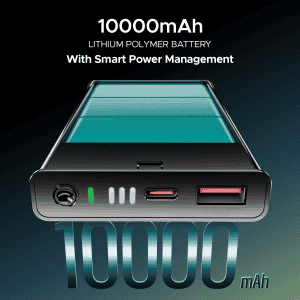 boAt Energyshroom PB300 Pro Power Bank | 10000mAh | Steel Blue