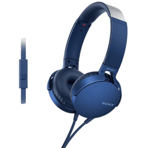 Sony MDR XB550AP Wired Headphones | 3.5mm | Blue