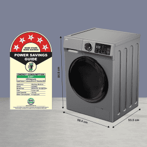 Godrej 10 Kg Digi Inverter Fully Automatic Front Load Washing Machine | 5 Star | Silver Stream | WFEON CEL 1014 IEBT SLSR