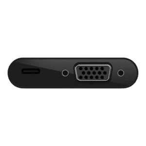 Belkin USB C to VGA Charge Adapter | Black | AVC001BTBK