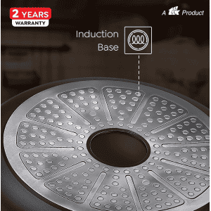 Prestige Aluminium Hard Anodised Fry Pan | 240 mm | Black | 30602