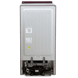 Haier Glass Finish Direct Cool Single Door Refrigerator | 185 L | 2 Star | Red Dime | HRD-2062CRDG-N