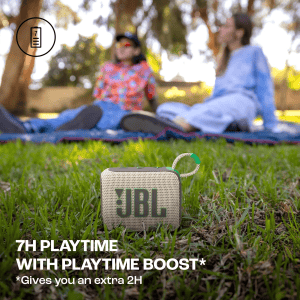JBL Go 4 Wireless Ultra Portable Bluetooth Speaker | Water & Dust Proof | Sand