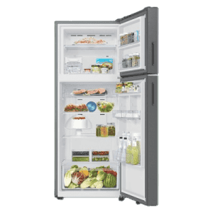 Samsung Frost Free Double Door Refrigerator | 419 L | 2 Star | Real Stainless | RT45DG6A2BSLHL