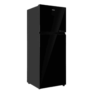Haier 328L Top Mount Refrigerator | 2 Star | Frost Free | Black Glass Finish | HRF-3782PKG-P
