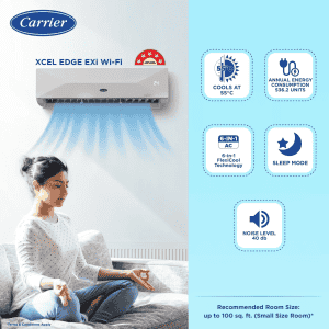 Carrier Inverter AC | 1 Ton | 5 Star |  XCEL EDGE EXi