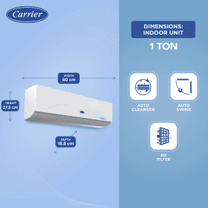 Carrier Inverter AC | 1 Ton | 5 Star |  XCEL EDGE EXi