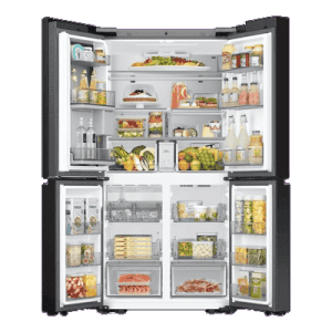 Samsung Frost Free French Door Convertible Refrigerator | 809 L | Clean Charcoal & Stainless Steel | RF71DB9950QDTL