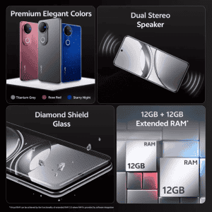 vivo V50 5G | 8 GB | 128 GB | Titanium Grey