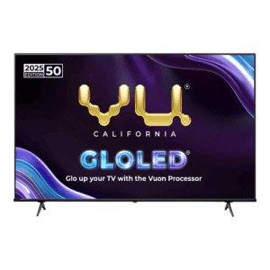 Vu GloLED TV | 126 cm (50 Inch) | Ultra HD 4K | Google TV | 50GLOLED25