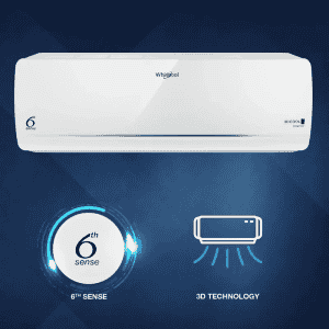 Whirlpool 3DCool 1.5 Ton 3 Star Inverter Split AC | White | INV EXP S5M2PB0
