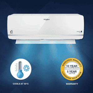 Whirlpool 3DCool 1.5 Ton 3 Star Inverter Split AC | White | INV EXP S5M2PB0