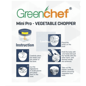 Greenchef Mini Pro Vegetable Chopper | 650 ml