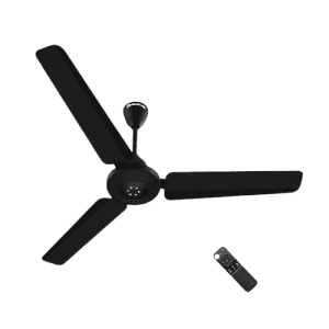 Atomberg Efficio Ceiling Fan | 1200 mm | 5 Star | BLDC Ceiling Fan with Remote Control | 3 Blade | Midnight Black